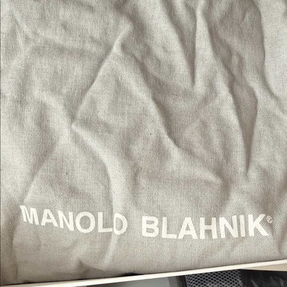 Manolo Blahnik Black Heeled Boots with Buckle - Picture 13 of 13